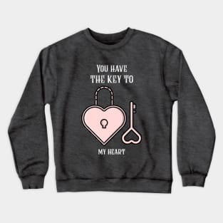 Key To Heart Crewneck Sweatshirt